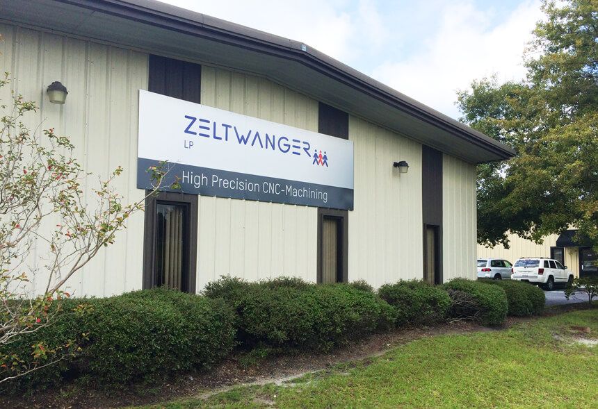 ZELTWANGER CNC Manufacturing building in Charleston, South Carolina, US