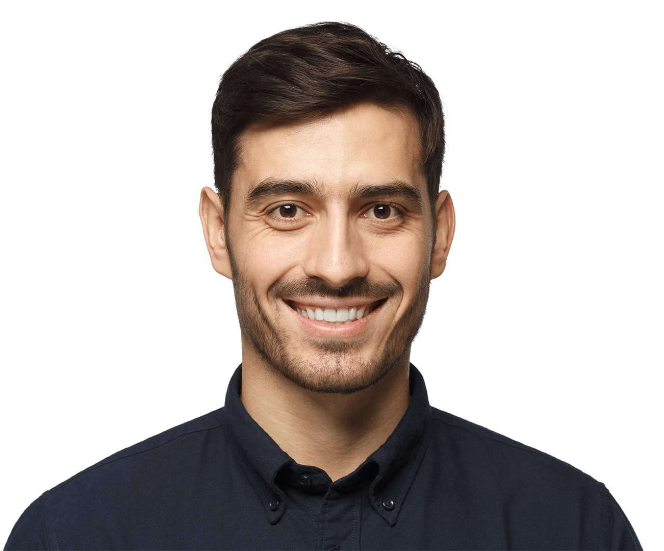 Lächelnder Mann: Service bei ZELTWANGER