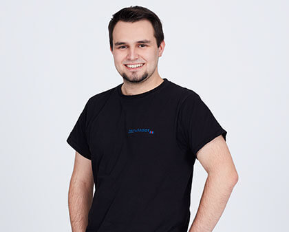 Axel, Azubi bei Zeltwanger