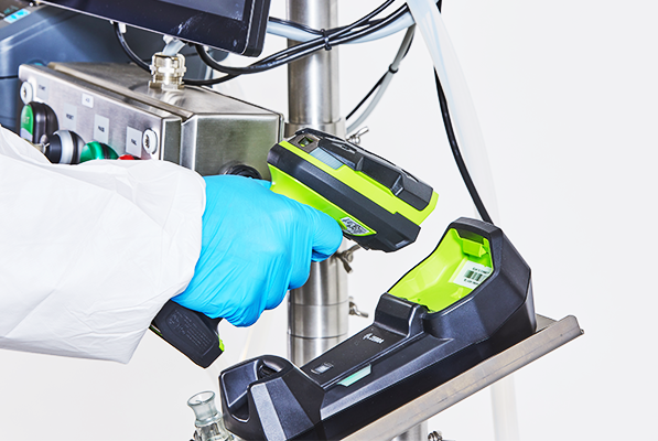 Integrity tester with handheld scanner