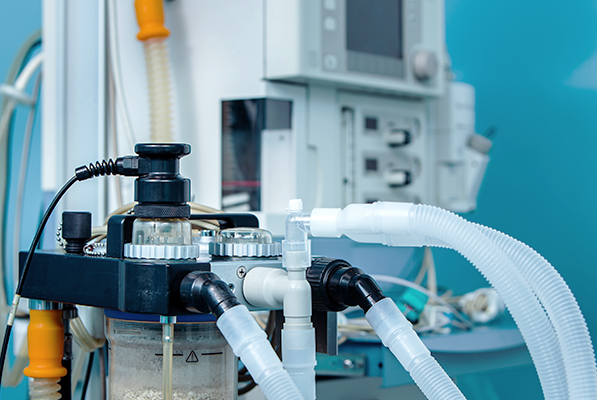 Mixing components for anesthesia machines