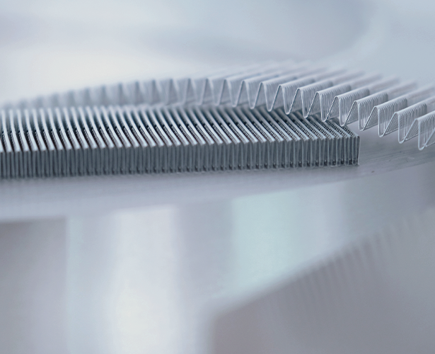 ZELTWANGER heat exchanger fins detail shot