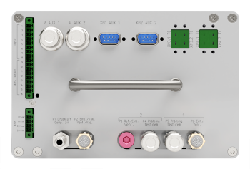 Frontansicht ZEDcore Dichtheitsprüfgerät